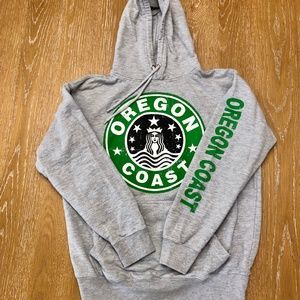 Gray Starbucks 'Oregon Coast' Hoodie